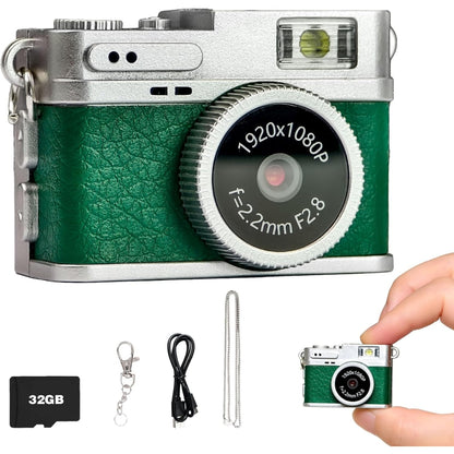 Cámara Digital Compacta con Estilo Vintage